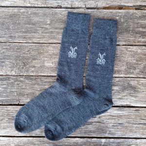 Socken mit Alpakawolle glattstrick
