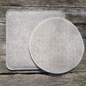 Sitzkissen aus Alpakafilz